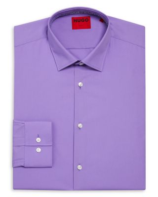 hugo boss purple dress shirt