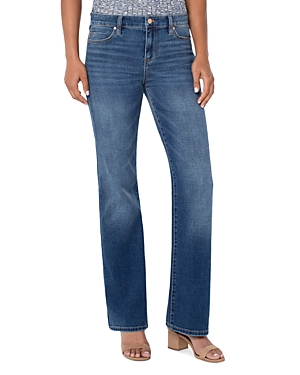 Liverpool Los Angeles Hannah Mid Rise Flare Jeans In Squire Shore In Yuba