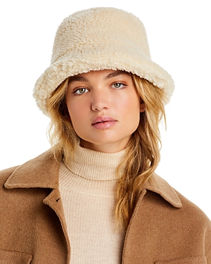 APPARIS GILLY CANNABA FAUX SHEARLING BUCKET HAT