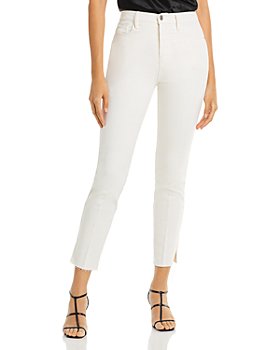 FRAME - Le Sylvie High Rise Straight Jeans in Au Natural