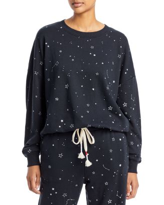 WILDFOX Stargazer Printed Sweatshirt Women - Bloomingdale's