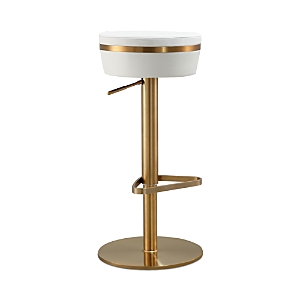 Tov Furniture Astro Adjustable Stool In White