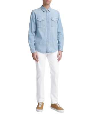 Tellis 34&amp;quot; Slim Fit Jeans in White