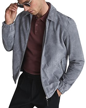 Suede Shirt Jacket Bloomingdales Men Clothing Jackets Leather Jackets 