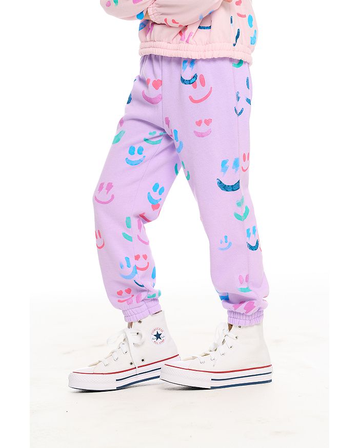 LERROO - Decora Kei Smiley Face Fleece Pants