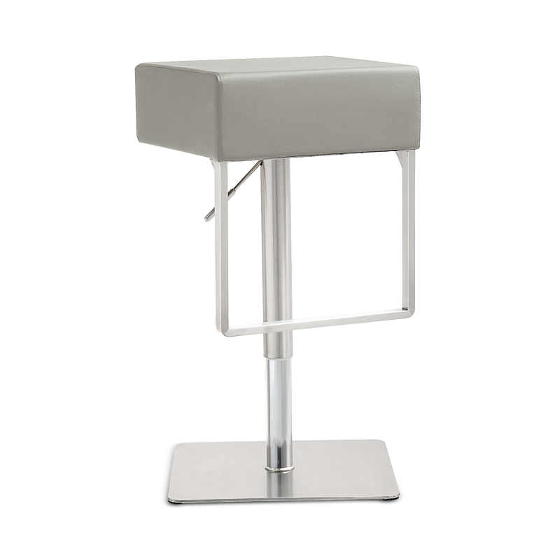 Tov Furniture Seville Light Gray Adjustable Barstool