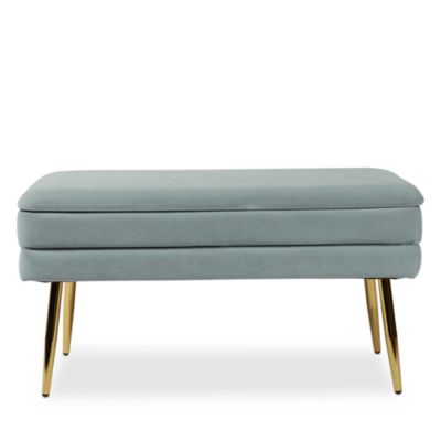 Ziva Velvet Storage Bench