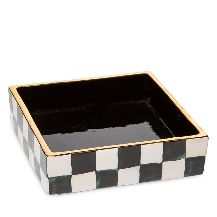 Mackenzie Childs Courtly Check® Cocktail Napkin Holder Bloomingdale #39 s