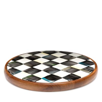 Large Courtly Check&reg; Enamel Trivet