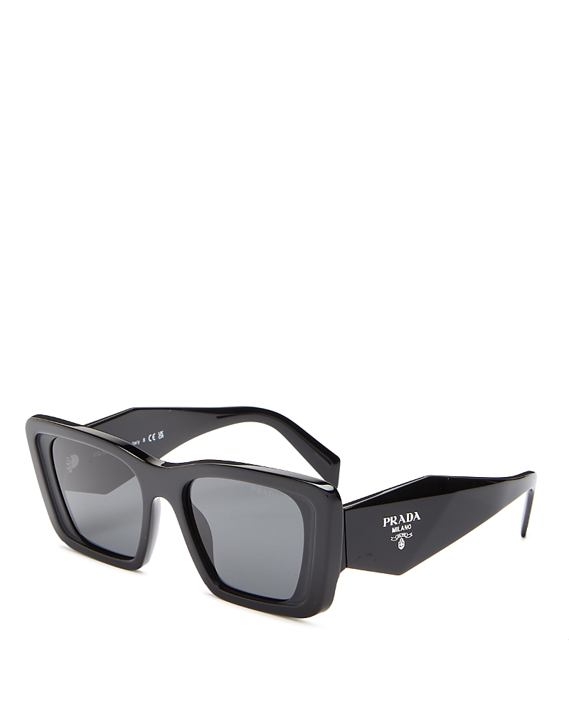 Prada 51mm Butterfly Sunglasses In Black/gray