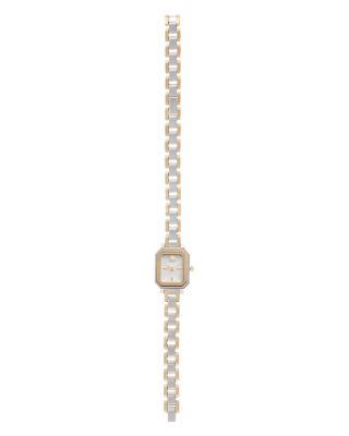 Tory Burch Robinson Two-Tone Mini Watch, 22mm | Bloomingdale's