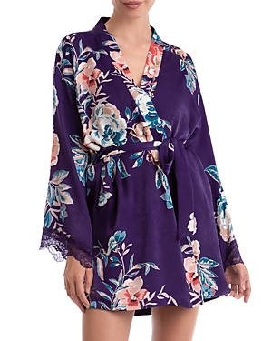 In Bloom By Jonquil Floral Kimono Wrap In Ink