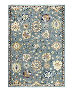 Bashian Valencia R131 Area Rug, 5' X 7'6 In Teal