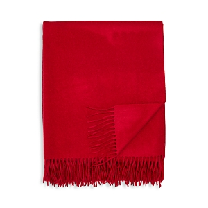 Amicale 100% Cashmere Throw In Red