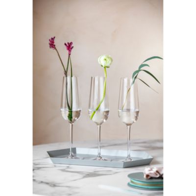 Rose Garden Flute, Set of 4
