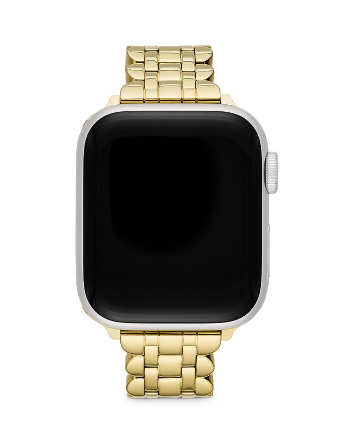 kate spade new york Apple Watch® Gold Tone Bracelet Band, 38mm, 40mm & 41mm  | Bloomingdale's