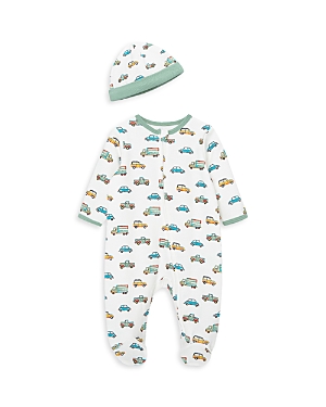 Little Me Boys' On the Go Footie & Hat Set - Baby