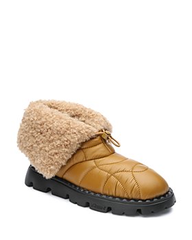 Ash - Women's Jennie Quilted Faux Shearling Booties