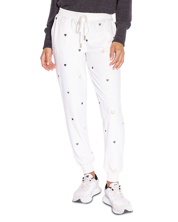 PJ Salvage Lucky In Love Fleece Pajama Pants | Bloomingdale's