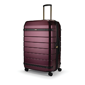 Hartmann Luxe Long Journey Spinner Suitcase In Burgundy/black