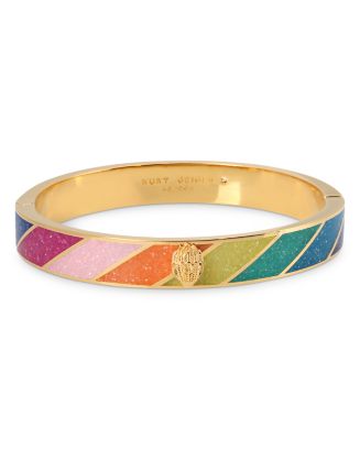 KURT GEIGER LONDON Signature Rainbow Bangle Bracelet | Bloomingdale's