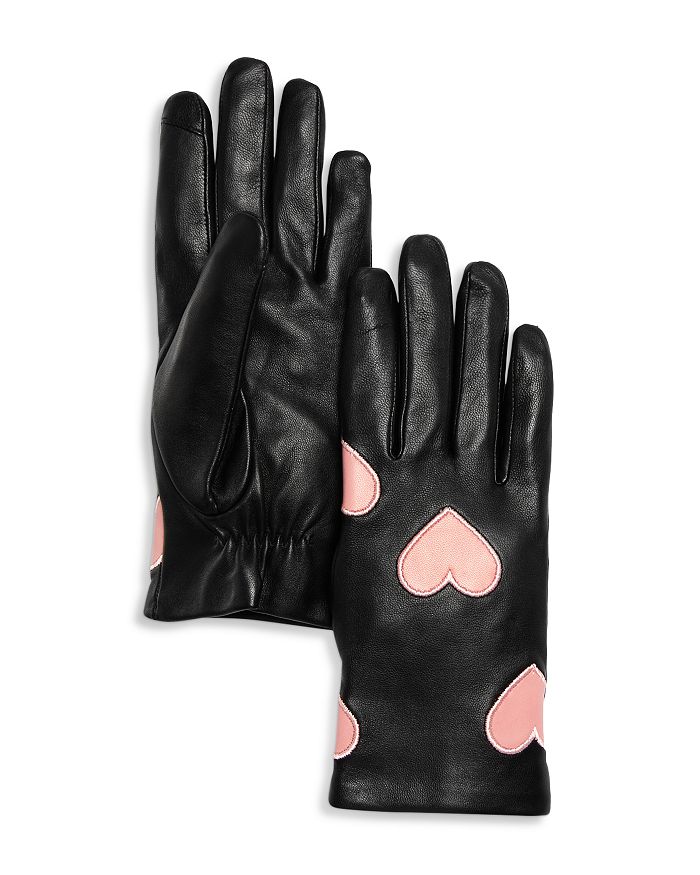 AQUA - Hearts Tech Leather Gloves