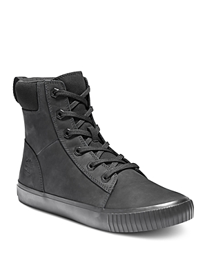Shop Timberland Women's Skyla Bay 6 Sneaker Boots In Black Nubuck