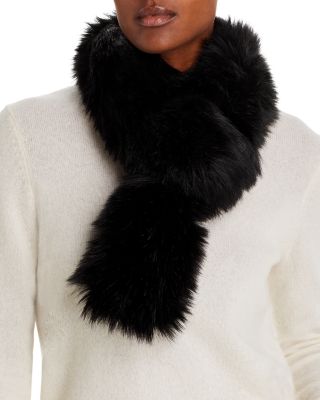 Surell - Faux Fur Pull Through Scarf