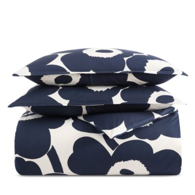 Unikko Blue Comforter Set, King 