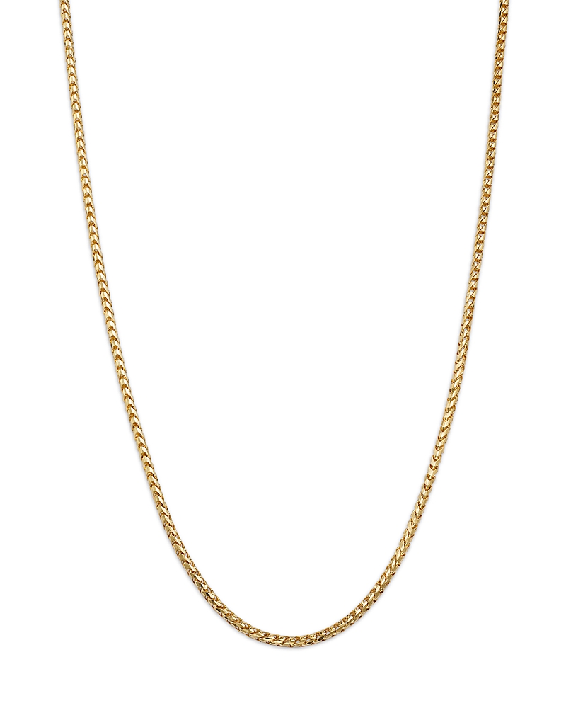 Bloomingdale's Fine Collection Men's Franco Link Chain Necklace in 14K Yellow Gold, 22