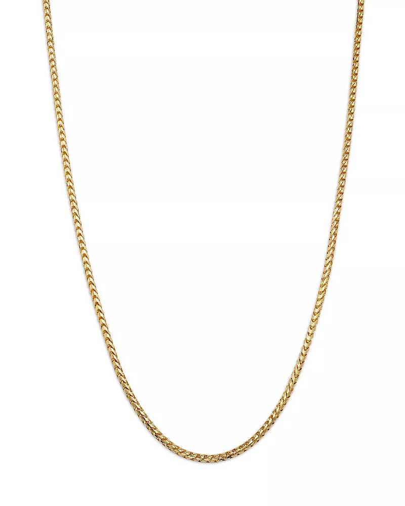 Bloomingdale's Fine Collection Men's Franco Link Chain Necklace in 14K Yellow Gold, 22
