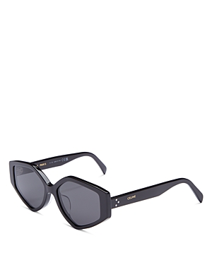 Celine Geometric Sunglasses, 57mm