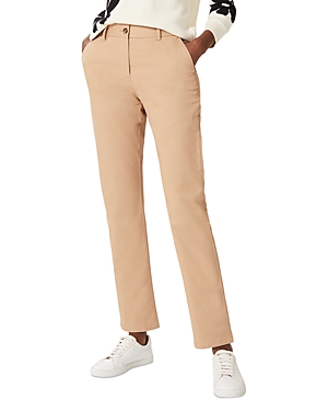 Hobbs London Courtney Chino Trousers In Neutral
