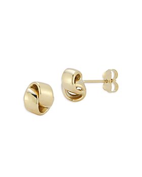 Bloomingdale's - Love Knot Stud Earrings in 14K Yellow Gold - 100% Exclusive