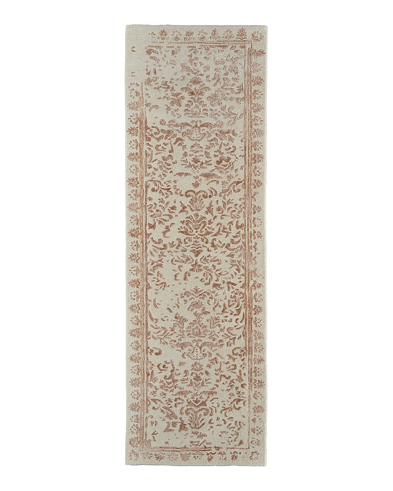 Feizy Bella 9698014f Runner Area Rug, 2'6 X 8' In Ivory Blue
