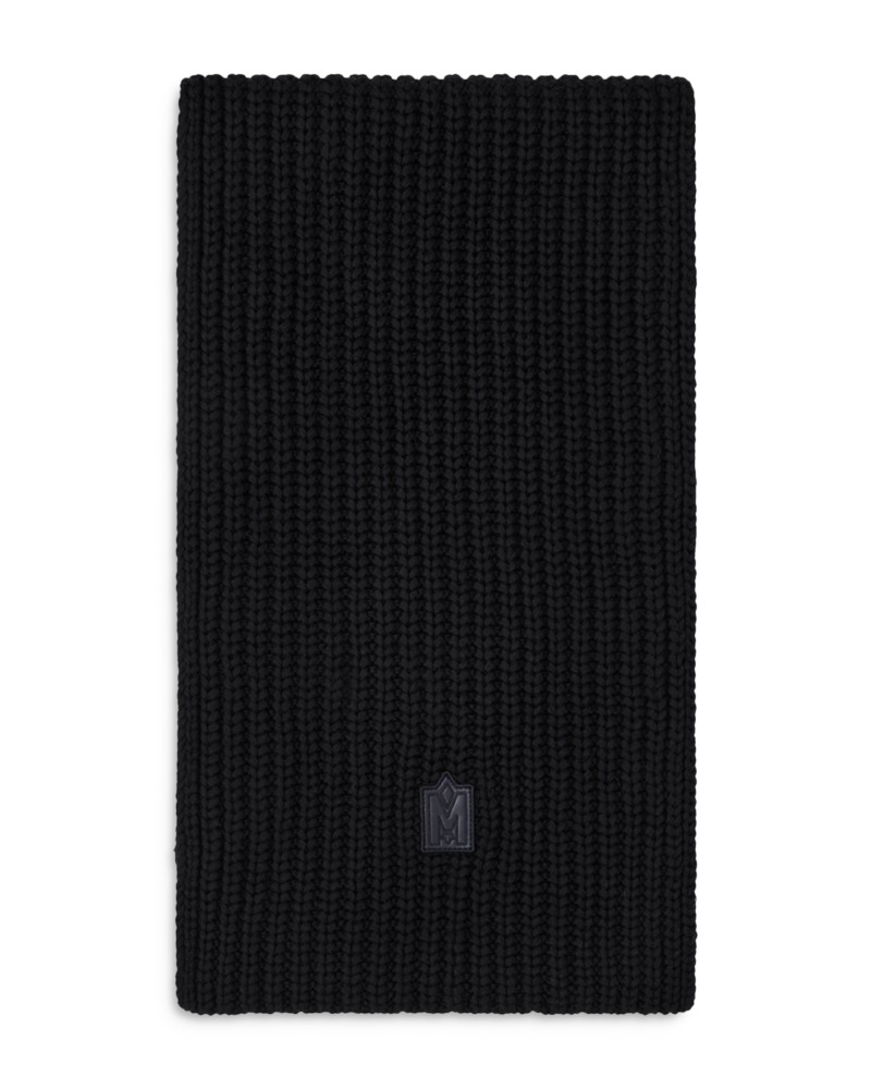 Mackage Nell Logo Scarf in Black