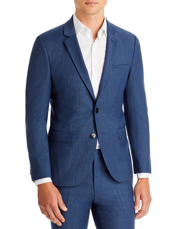 HUGO Arti Extra Slim Fit Blue Birdseye Suit Jacket | Bloomingdale's
