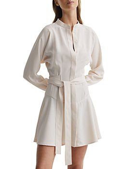 REISS - Leia Belted Mini Shirt Dress