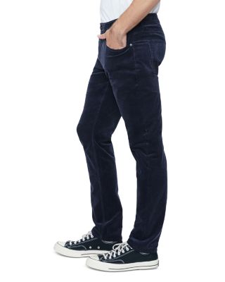 Lennox Slim Fit Corduroy Pants in Deep Anchor