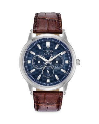  Citizen Men's Classic Corso Eco-Drive Watch, Chronograph, 12/24  Hour Time, Date, Sapphire Crystal, Stainless/ Blue Dial : Clothing, Shoes &  Jewelry