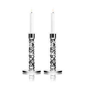 Shop Orrefors Carat Candleholder, Pair In Clear