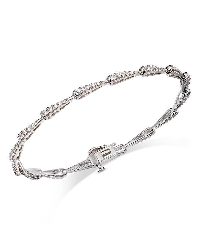 Bloomingdale's Diamond Bracelet in 14K White Gold, 1.0 ct. t.w. 100