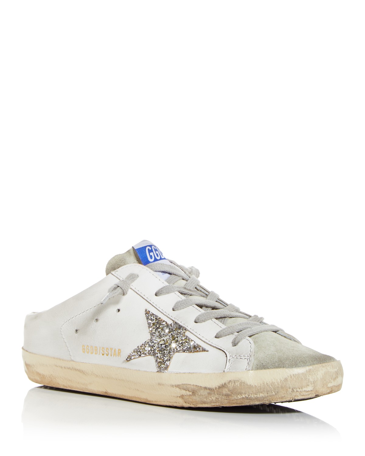 Golden Goose Women's Super-Star Mule Sneakers in White Ice