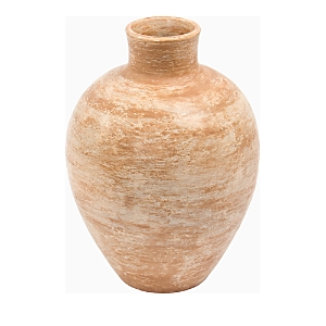 Moe's Home Collection Doss Ceramic Vase In Beige