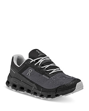 Shop On Women's Cloudvista Waterproof Lace Up Running Sneakers In Eclipse/black