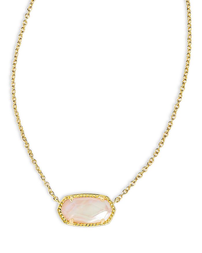Kendra Scott Elisa Drusy Necklace, 15 In Gold Golden Abalone
