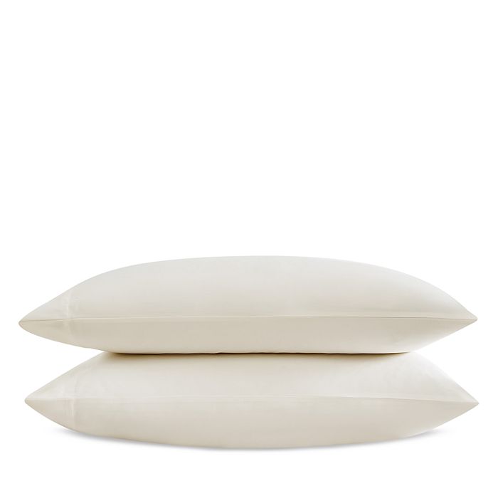 Vera Wang Solid CVC Sateen Natural Queen Pillowcase, Pair Bloomingdale's