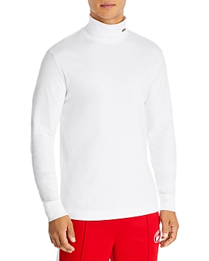 LACOSTE COTTON SOLID LONG SLEEVE TURTLENECK TEE