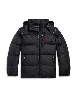 ralph lauren puffer coat black