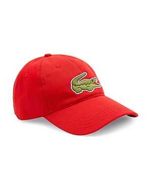 LACOSTE UNISEX ORGANIC COTTON TWILL LOGO CAP